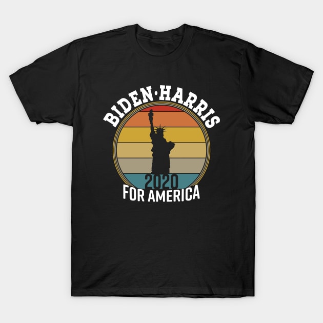 Biden Harris Vintage - Statue of Liberty 2020 T-Shirt by Redmart